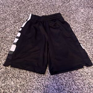 Nike Black Shorts with White Mesh Lining